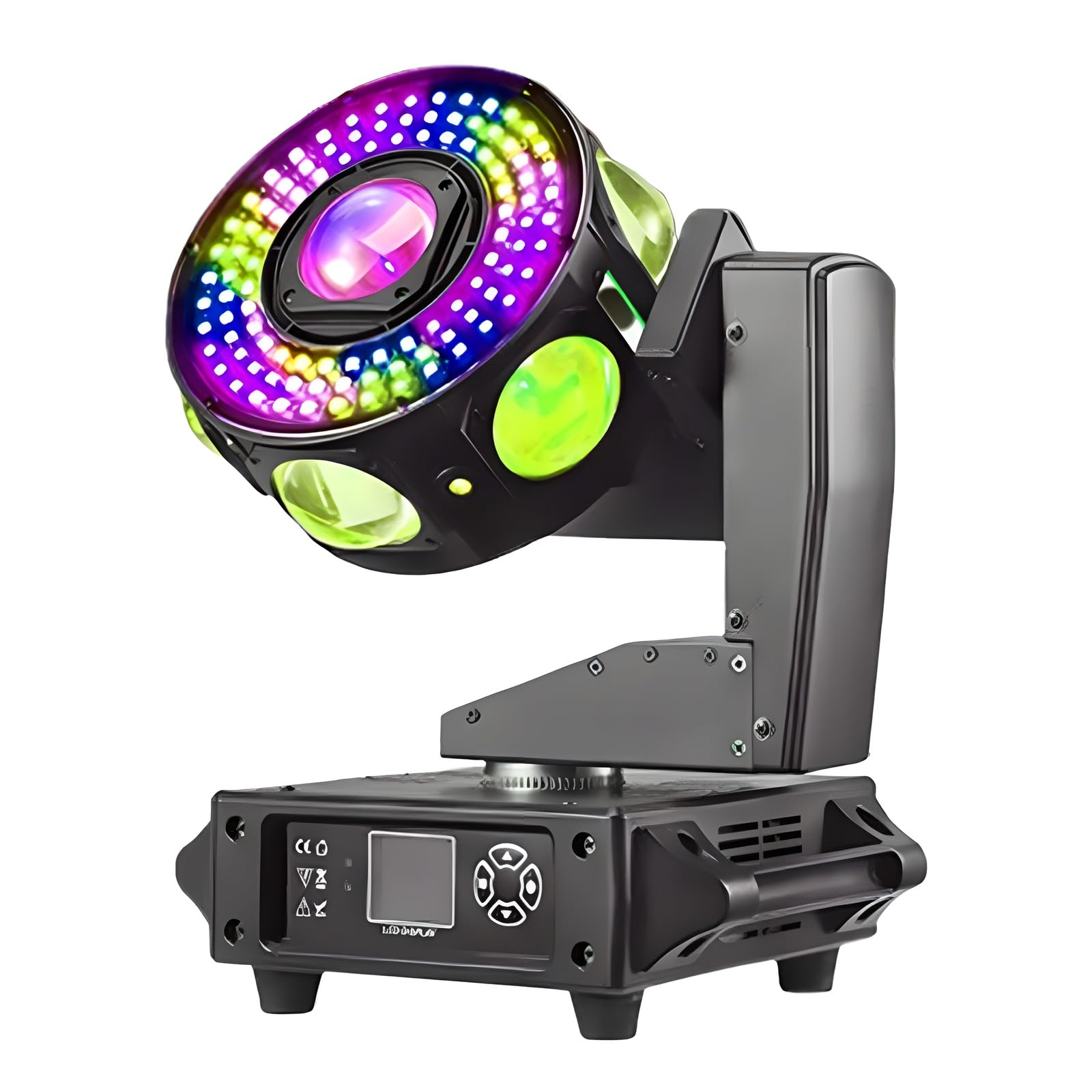 Light Dj Moving Head 120W New Rgbw Led Disco S With Dmx512, 540°X - 320°Y - Z Rotation Strobe Effects, Stage Spot Lights For Parties Stage Club Event Bar Dj Disco