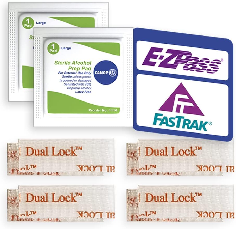Buy CANOPUS EZ Pass Mounting Strips Adhesive Strips, Dual Lock Tape