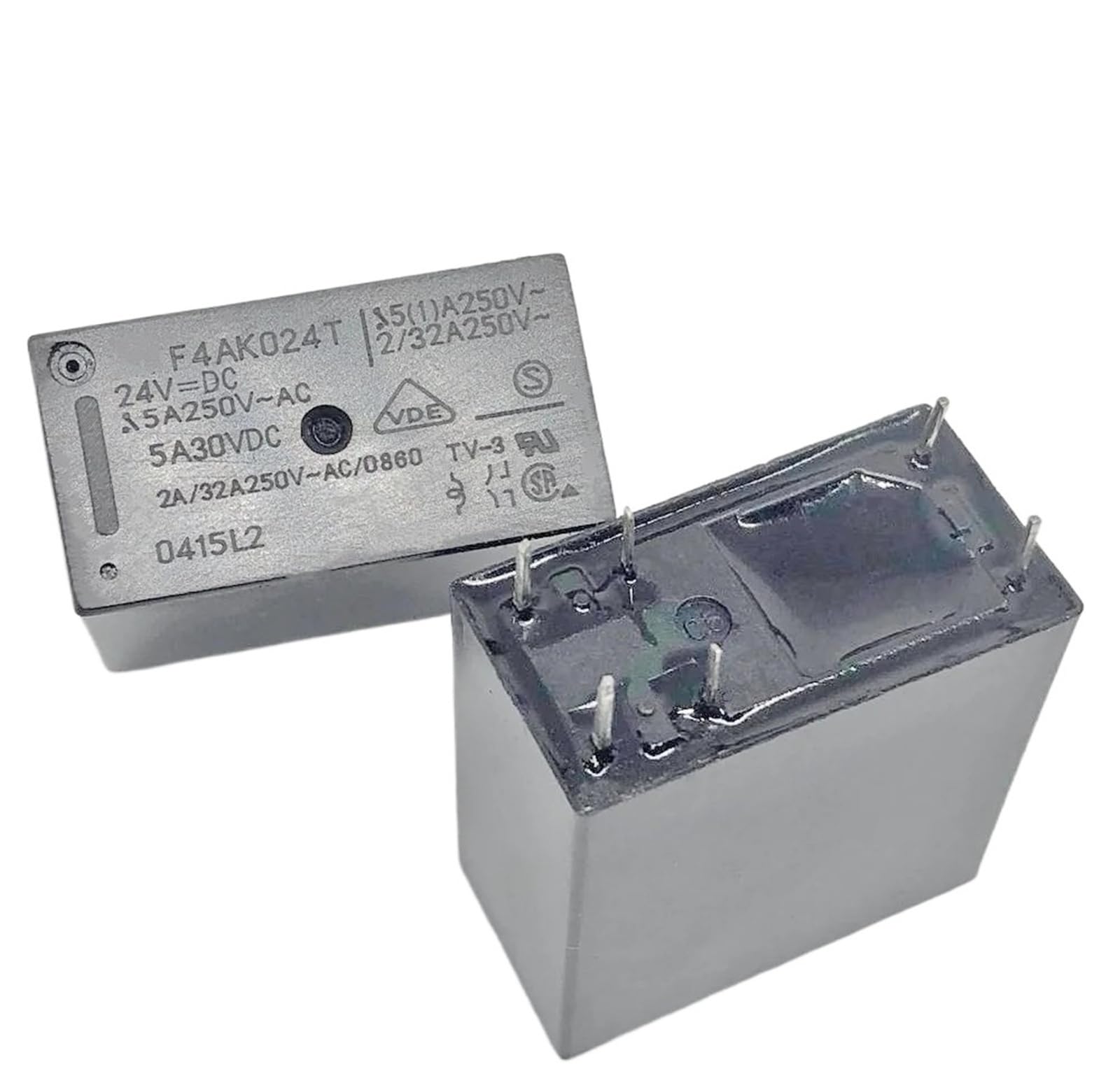 Relais FTR F4AK024T Fujitsu 24V 5A 6 broches pour circuit imprimé