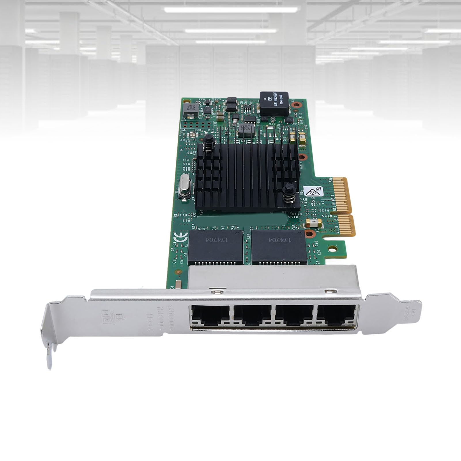Karta Sieciowa, Adapter Serwera Ethernet z Układem I350, Karta PCIE Ethernet z Czterema Portami dla Aplikacji Serwerowych