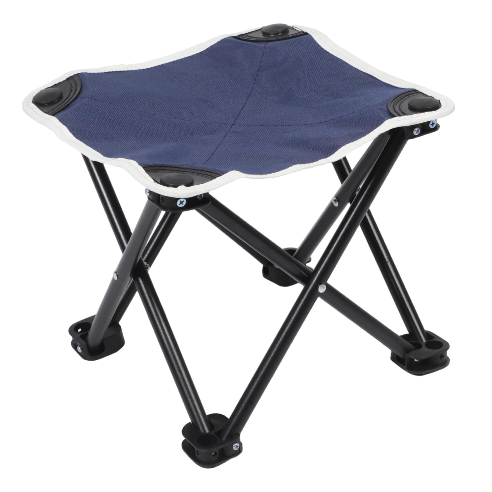 Totority Outdoor Portable Folding Stool Lightweight Frame Chair for Camping Fishing Hiking and Travel Durable Oxford with Supportive Backrest for Outdoor Activities