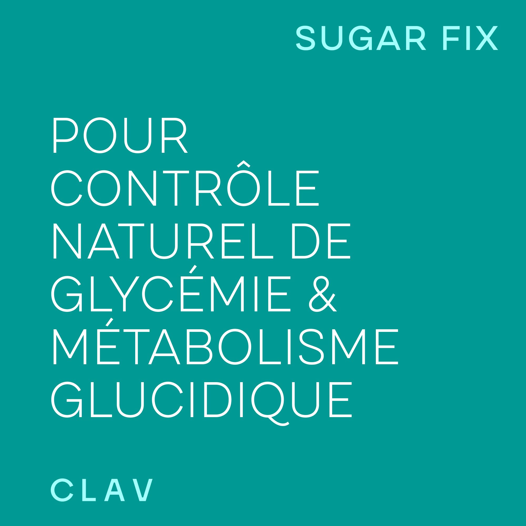 N°9 SUGAR FIX | Pour Contrôle Naturel de Glycémie et Métabolisme Glucidique | Couvre les Besoins Quotidiens en Chrome et en Zinc | 400mg de Cannelle + Syzygium Cumini + Melon amer | 60 Gélules Vegan