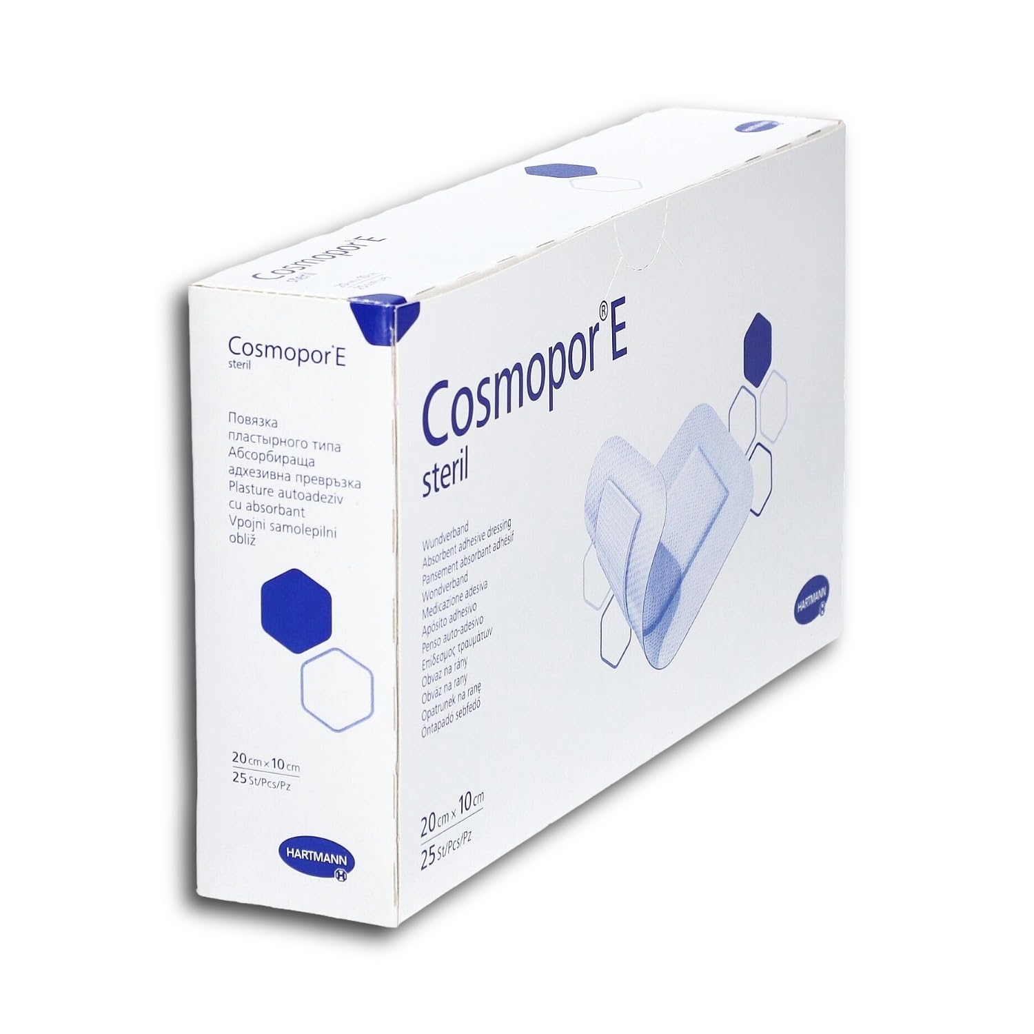 Hartmann Cosmopor E Sterile Adhesive Pads 20 X 10 Cm 25's -Htc 900876/0