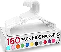 Vista 35 de Utopia Home Paquete de 40 perchas para niños, perchas de plástico de 11.5 pulgadas para armario, perchas para ropa y colgador infantil para armario