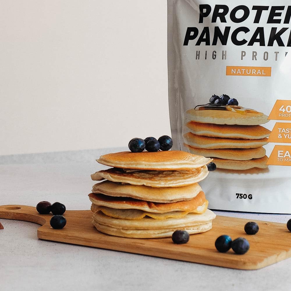 Superset Nutrition | Pancakes Proteines (750g) | Pancakes protéinés | Préparation en poudre pour pancakes protéinés - Nature