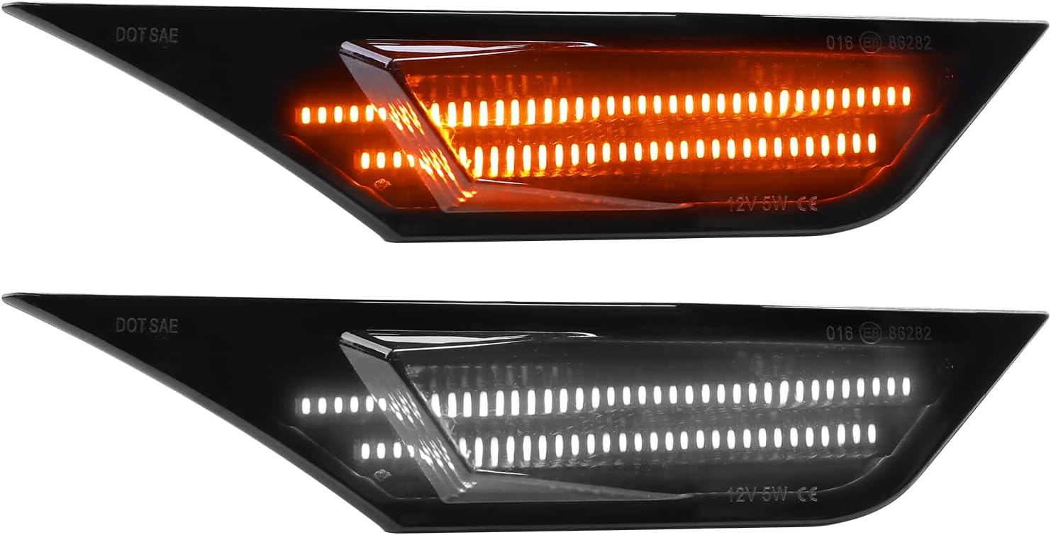 LEDシーケンシャルウィンカー スモークレンズ スターシグナル バイク