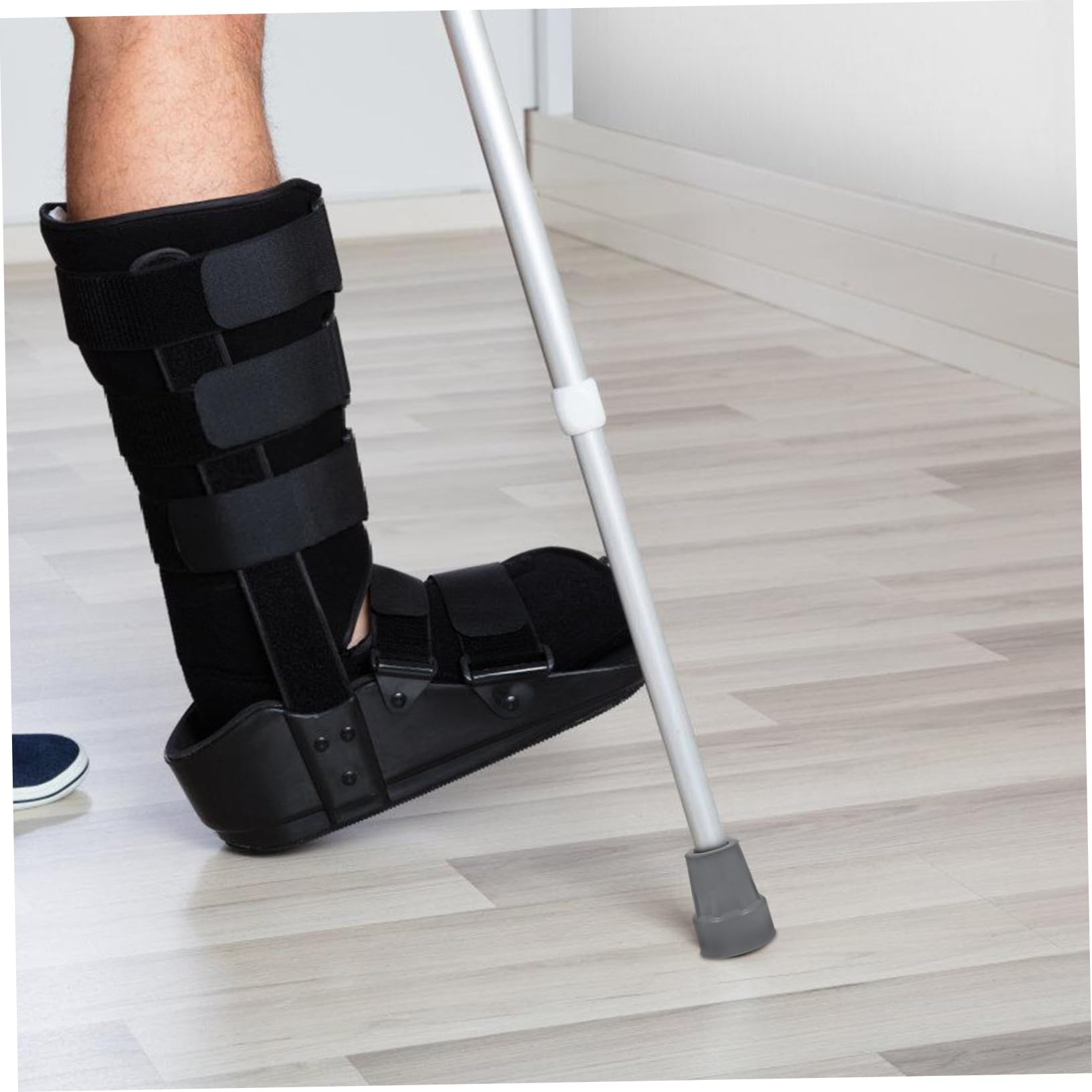 Alfombrilla Antideslizante Para Muletas Consejos Para Andadores Puntas De Caña Reemplazo De Puntas De Andador Muletas De Repuesto Caucho Grey 6 Piezas X 4