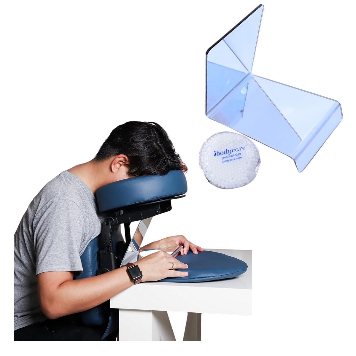 ibodycare 2-Way Mirror with Ice Pack, 4 inch