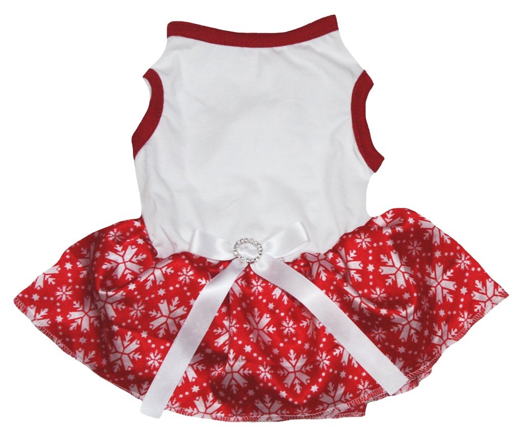 Robe de Noël pour chien pour briller sur la photo de famille au sapin