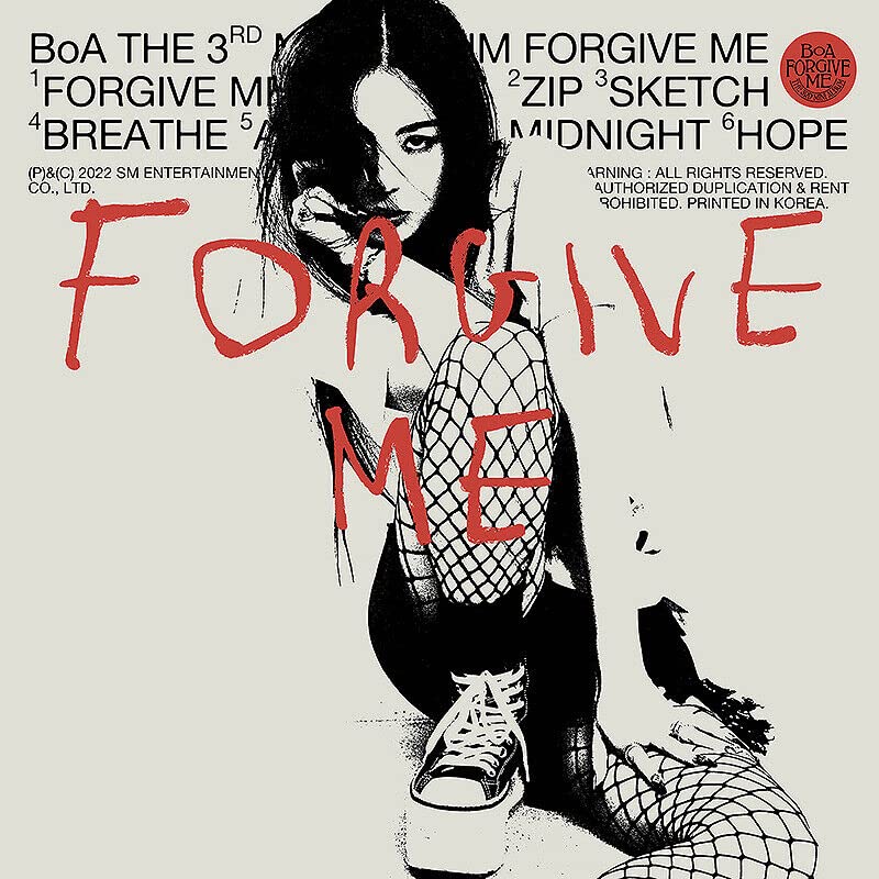 BoA ForGIVE ME Mini Album K-POP Digipack CD Collector Musique Coréenne