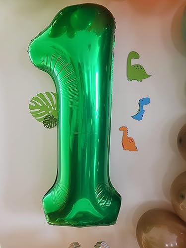 Miniatura 6 de Globo verde oscuro del número 9 de 40 pulgadas, globos grandes de aluminio Mylar para decoración de fiesta de cumpleaños de 9, 19, 90, compromiso,