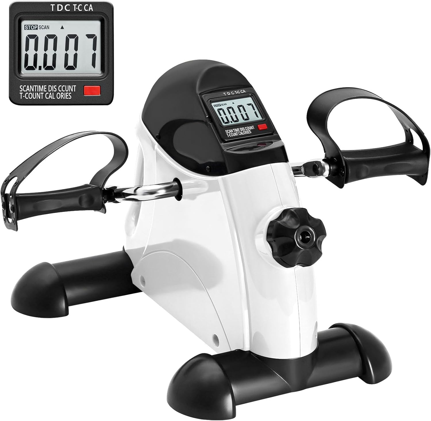 Curafit Pedal Exercise Mini Bike Max Portable Arm & Leg Workout Cycle Under Desk Bike Pedal Exerciser for Foot and Arm, Home-image-28