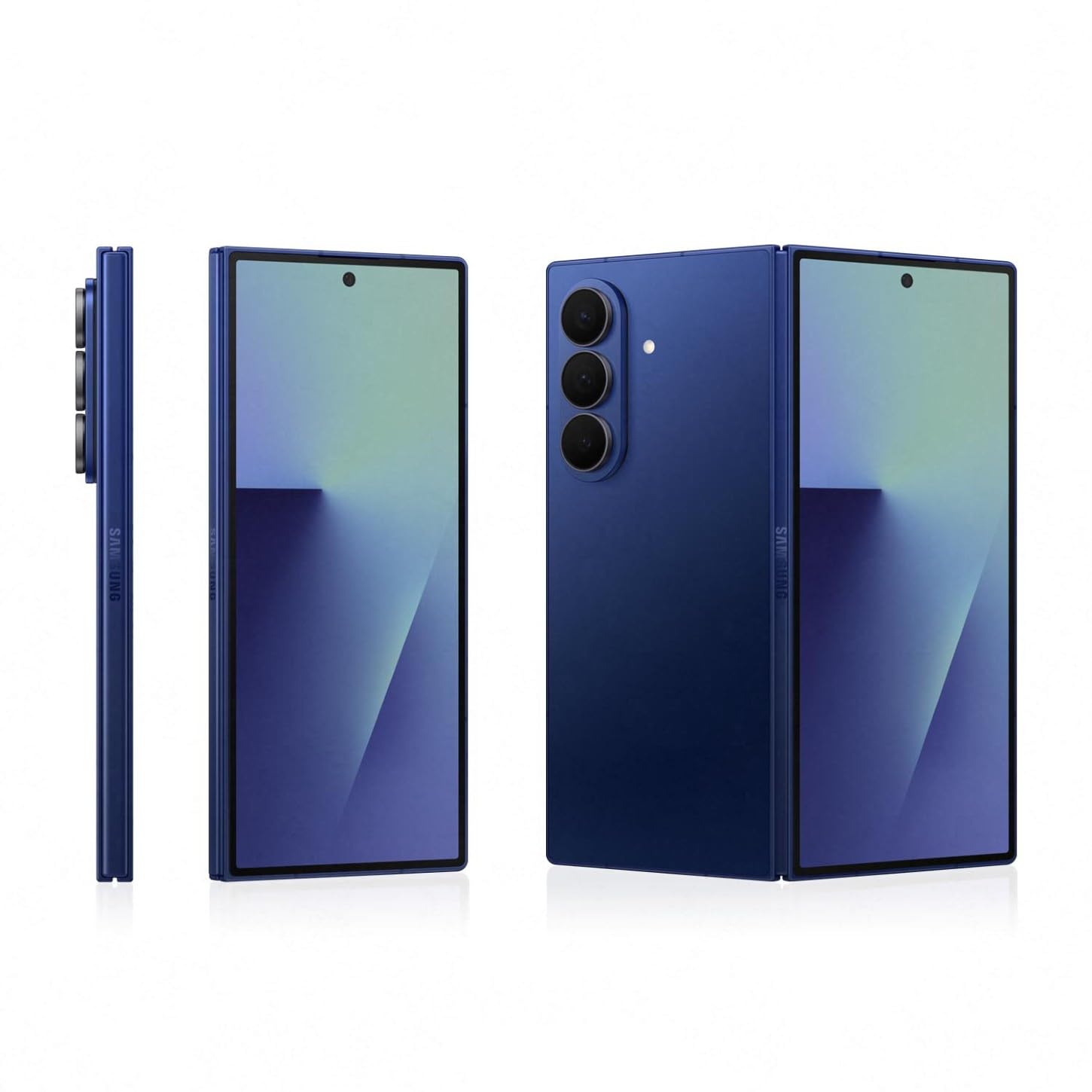 Samsung Galaxy Z Fold7 AI Smartphone mit Galaxy AI, KI-Handy mit Android, Faltbares Design, Großes Display für Multitasking, 200-MP-Kamera, 256 GB, 12 GB RAM, JetBlack, 3 Jahre Herstellergarantie