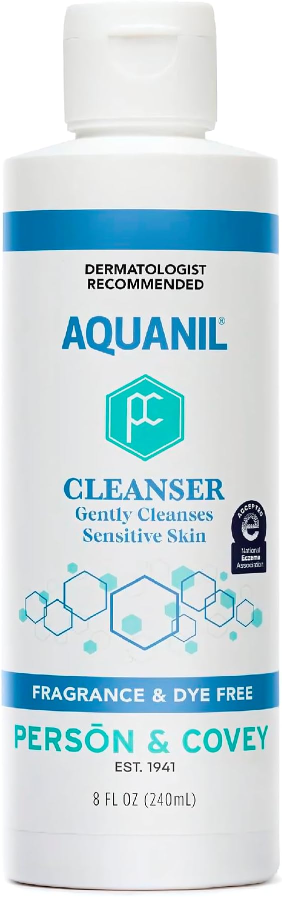 Aquanil Skin Cleanser, Soapless Lipid-free Cleanser - 8 Fl Oz