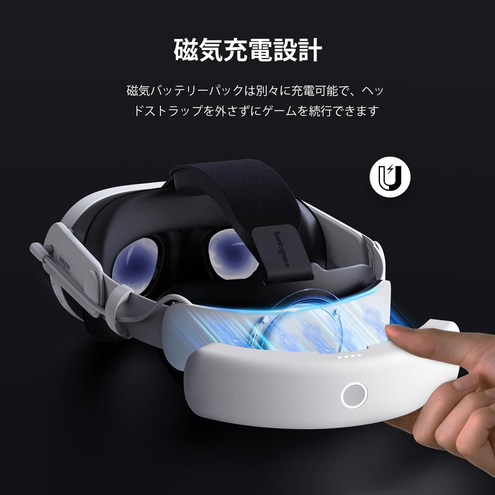 Meta Quest 3 & S3 Pro Head Strap+アクセセット