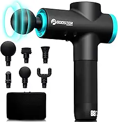 Pistola Massageadora Profissional BOOSTER Booster M2 Massage Gun Preto Fisioterapia