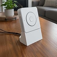 Vista 2 de Soporte de escritorio para Home Assistant Voice Preview Edition, base de gestión de cables, enrutamiento de audio USB C, soporte antideslizante