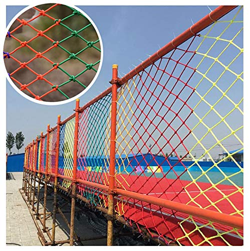 XXN Protection Net,Stairs Balcony Child Safety Cargo Anti-fall Protective Garden Plant Climbing Trellis Netting Decoration Mesh Grid Replacement Rope Net,1 * 1m(3.3 * 3.3ft)-Larger Size,Customization