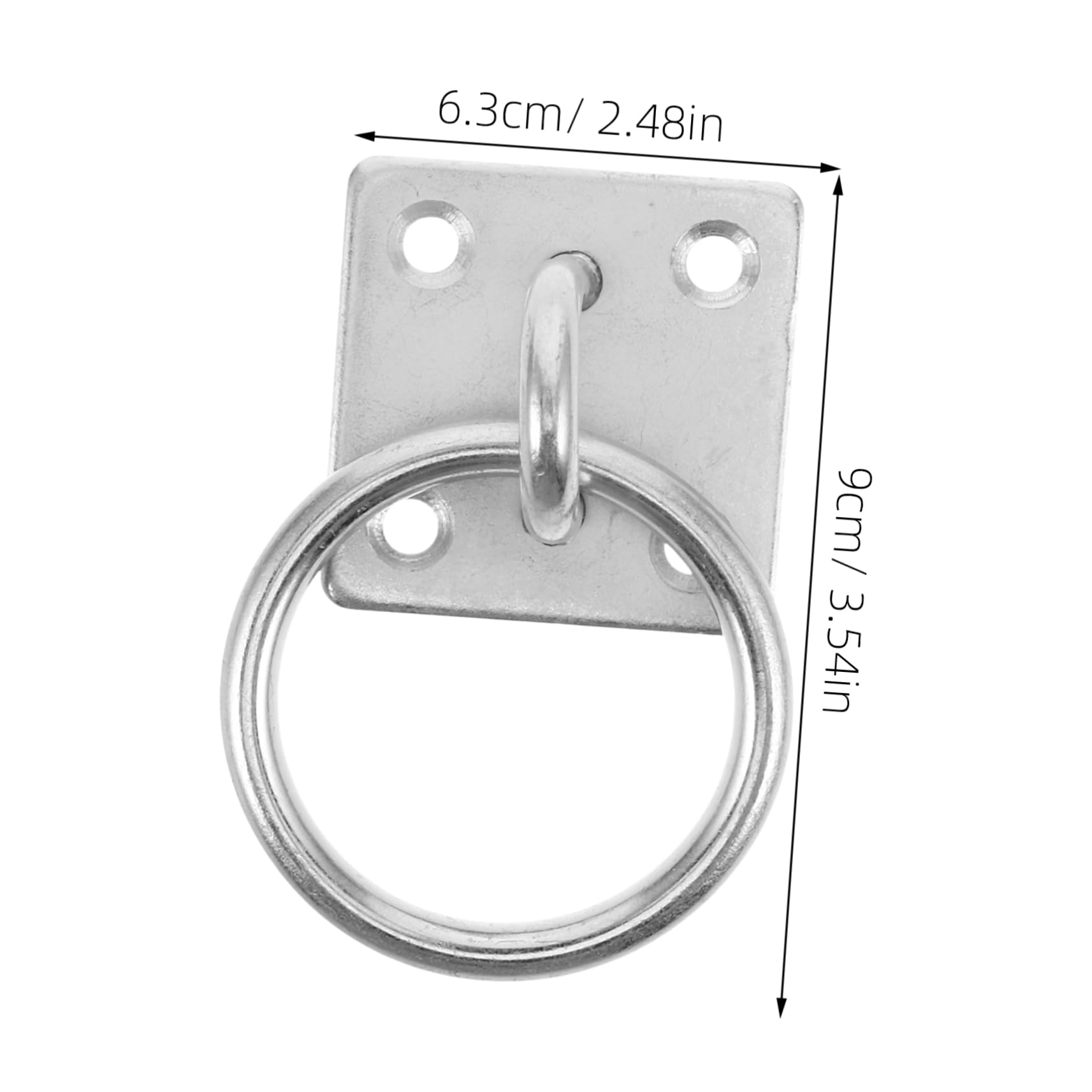 KOMBIUDA Horse Tie Ring for Stall and Stable Durable Hitching Ring with Screws for Tethering Replacement for Barn Supplies and Equestrian Use