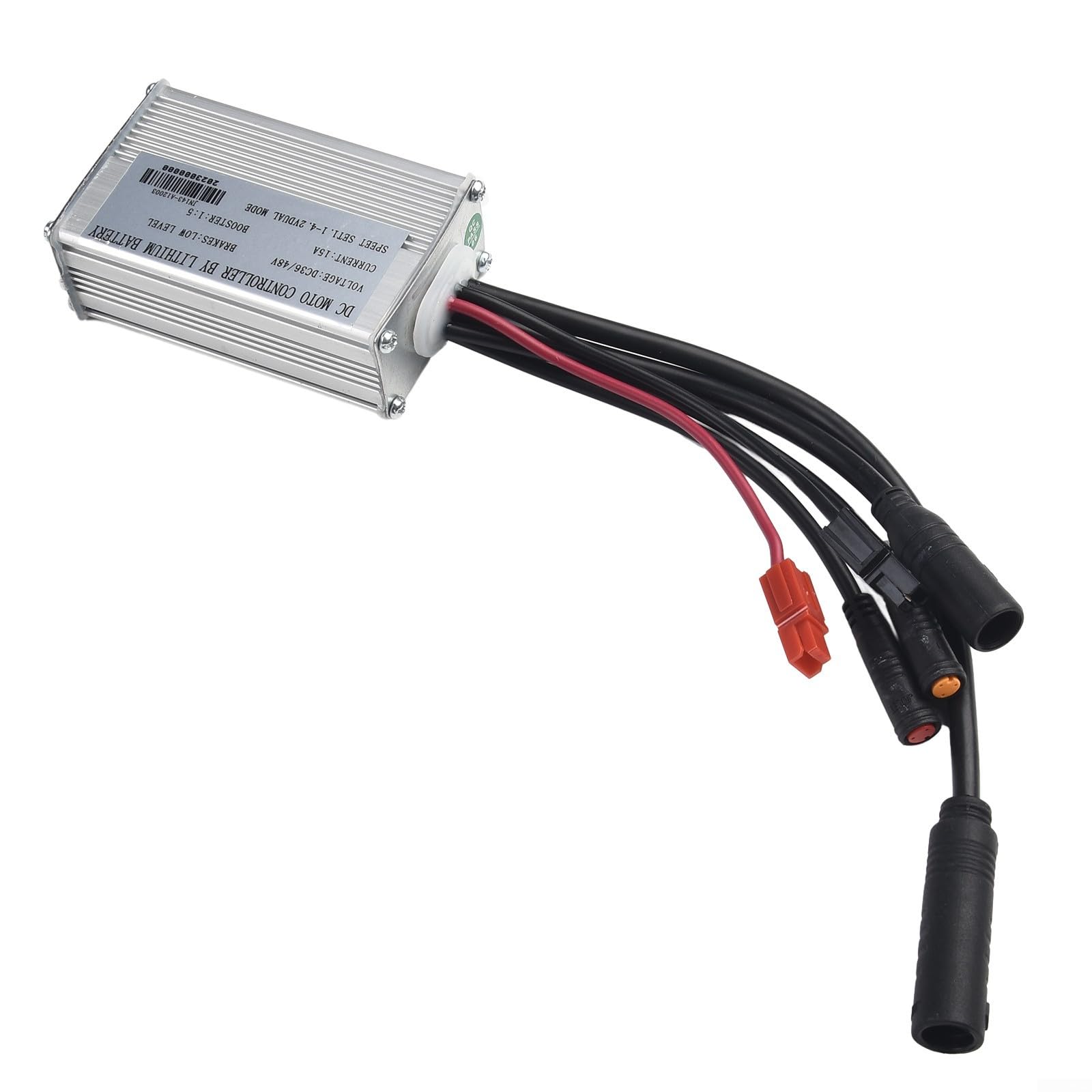 Ebike Controller 15A, 36V/48V 250W/350W Brushless Hub Motor, Waterproof Square Wave Controller For Electric Conversion