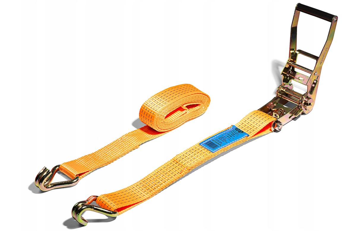 Spanngurte Set 4X 4 m x 50 mm – 5000 kg – mit Ratsche & Haken – inkl. 4 Kantenschützer – TÜV GS geprüft – Zurrgurte für Ladungssicherung, LKW, Anhänger & Transport