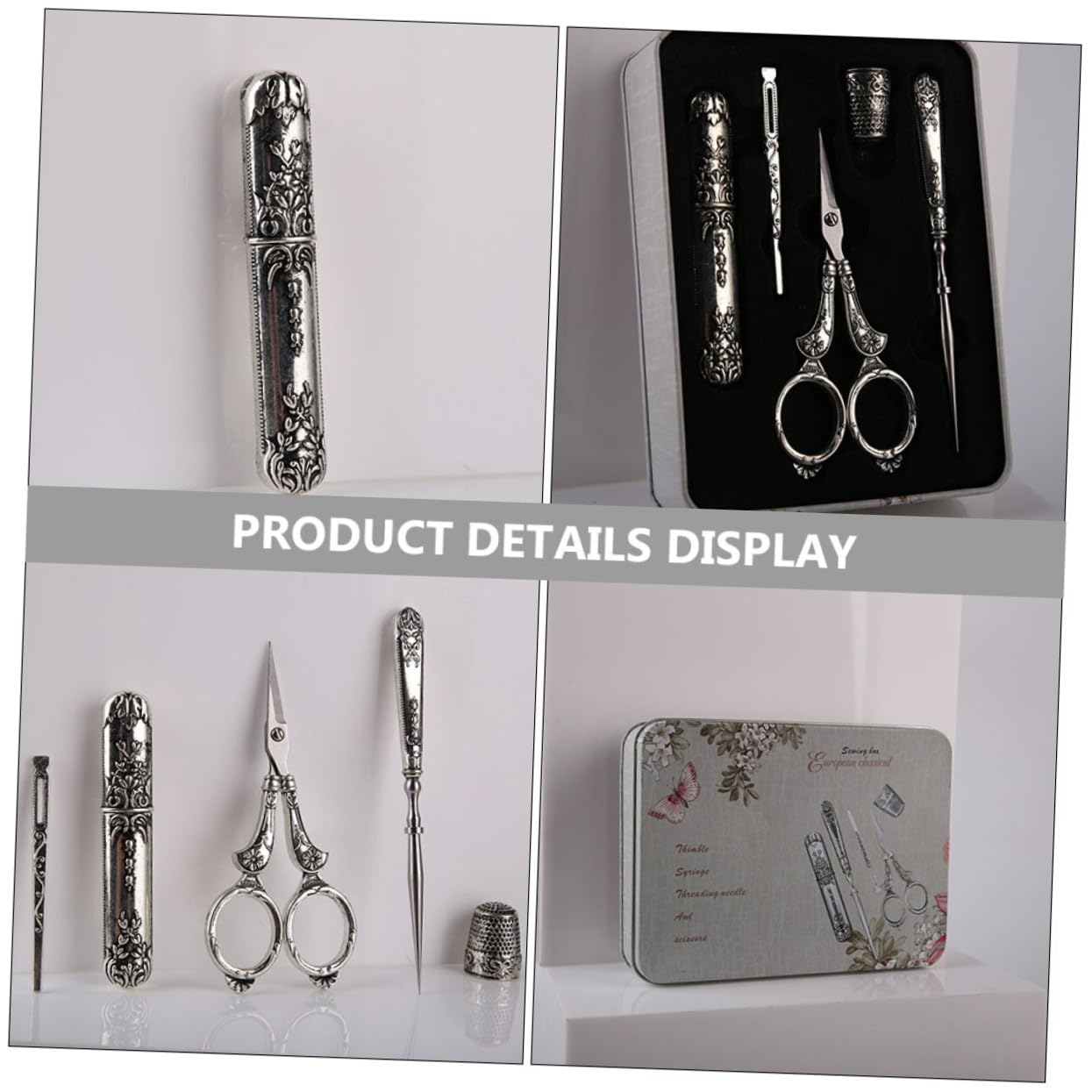 Forbici da Cucito Vintage in Acciaio Inox, Set 1 Pezzo
