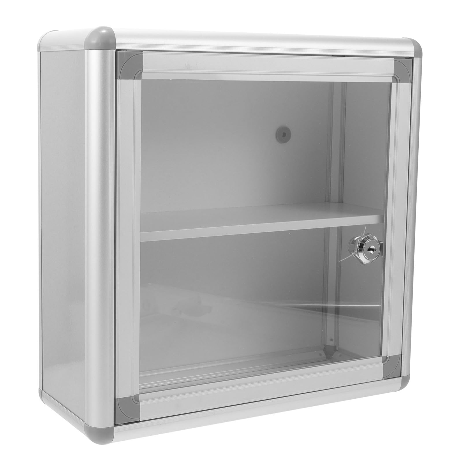 BESPORTBLE Botiquín Cerradura de Aleación de Aluminio de Primeros Auxilios Almacenamiento Multifuncional Montaje en Pared para Medicinas Adecuado para Uso Doméstico y Comunitario
