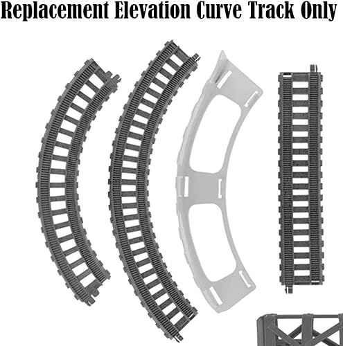 Miniatura 6 de Pieza de repuesto para el juego de tren infantil BDP14. Incluye 1 pista curva de elevación de repuesto.