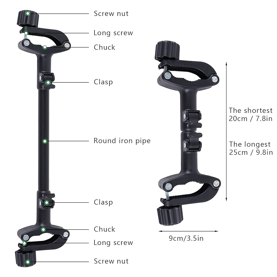 3pcs Twin Pushchair Connectors Baby Stroller Detachable Connectors Adjustable Lightweight | Seychelles