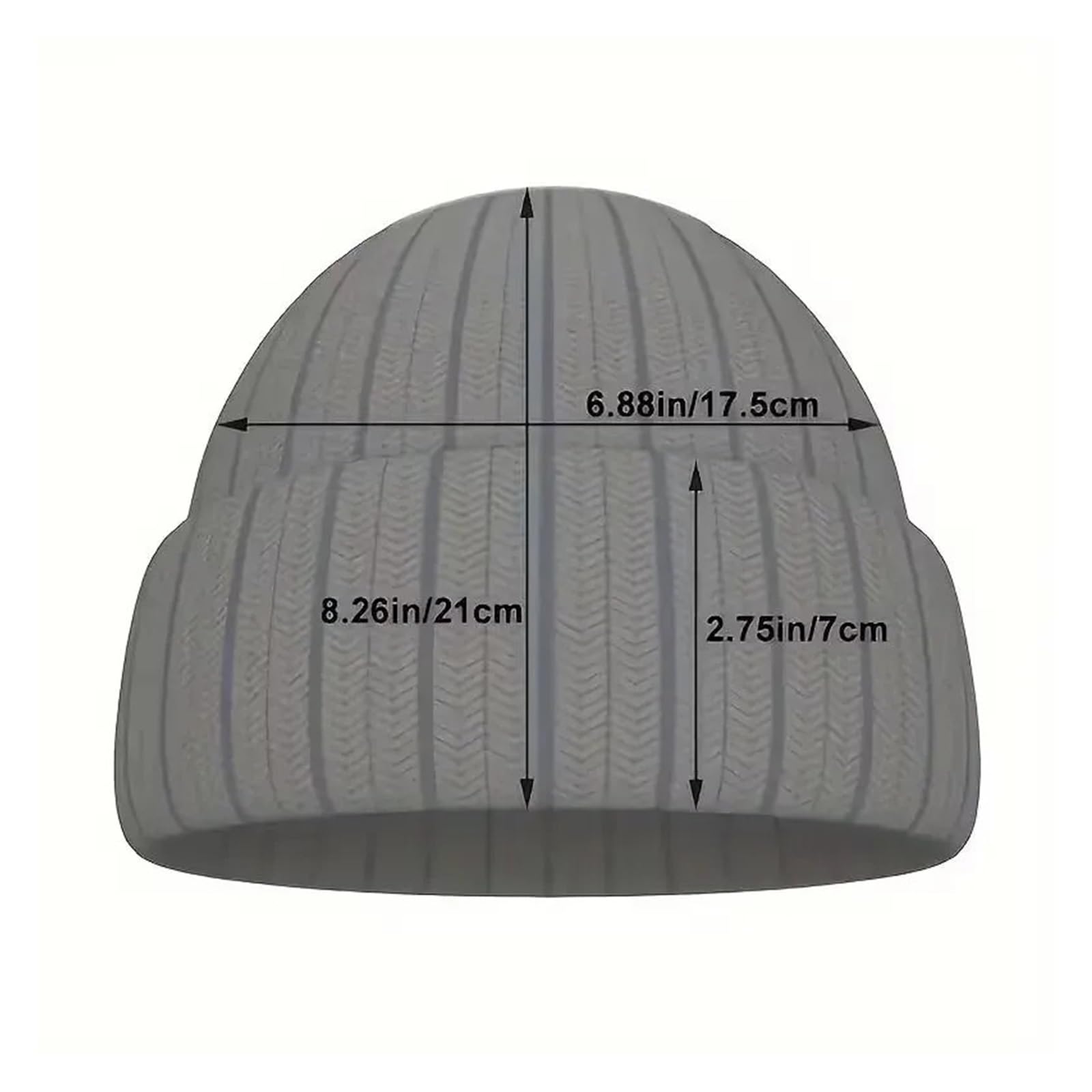 Generico Berretto lavorato a maglia cappello caldo autunnale e invernale | Cappello in maglia solida morbido e caldo for uomo e donna