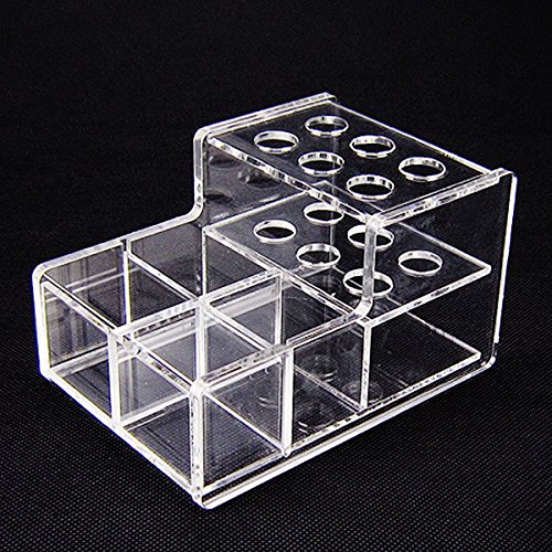 Estuche organizador acrílico dental dispensador compuesto de resina jeringa soporte soporte de cepillo organizador de cemento dental