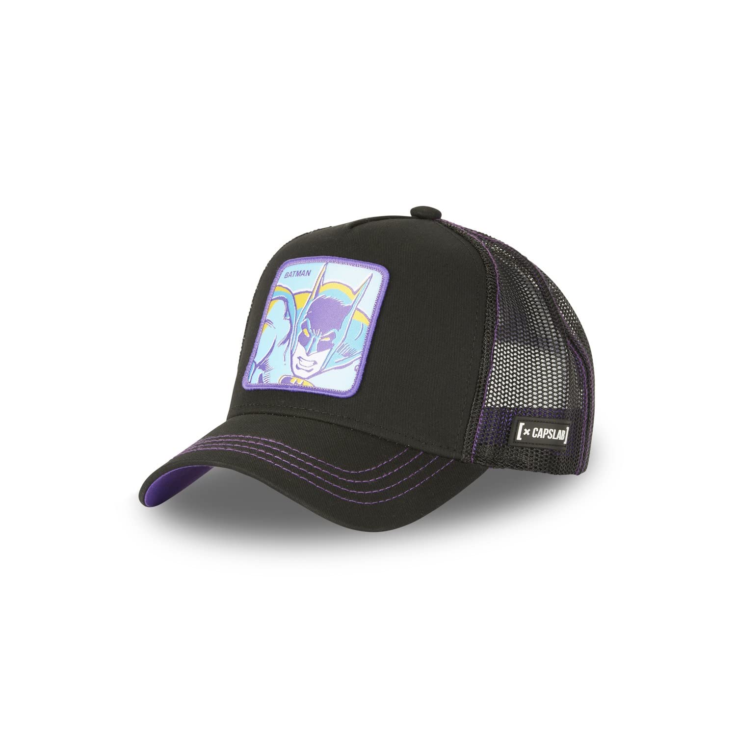 Batman Black Purple Trucker Cap