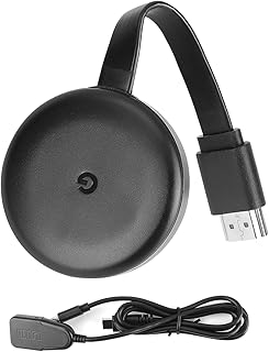 Dongle HDMI sans Fil 5G Miracast WiFi, chromecast TV Adaptateur HDMI 1080P pour TV, Android, iOS, Windows, Mac, DLNA, AirPlay – Projection Écran sans Câble, Streaming HD Fluide pour Films et Jeux