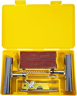 Kit de reparación para neumáticos de placa, tapones de neumáticos, juego de reparación de neumáticos inoxidable, herramientas de reparación de neumáticos, reparación rápida, juego de herramientas de
