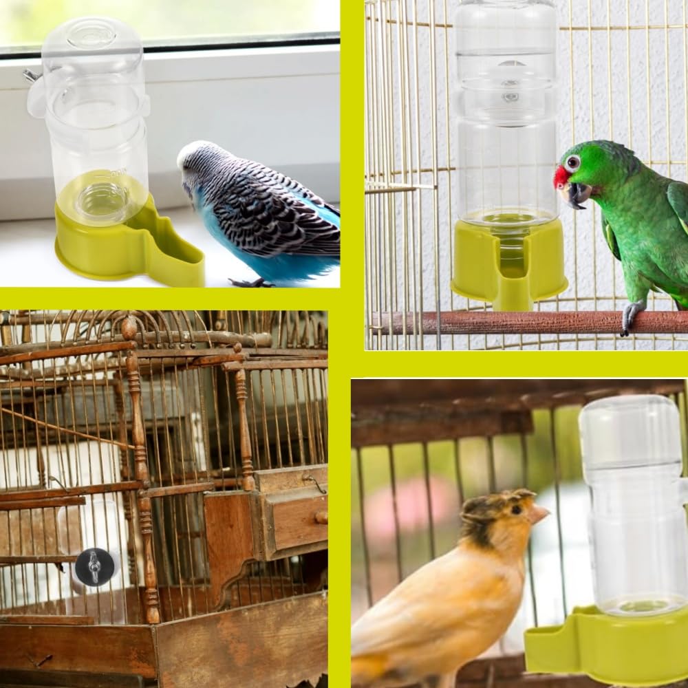 GYWHOOFT Water Dispenser Utomatic Water Bottles, Capacity 140 ml Water Dispenser Birds, Automatic Drinking Water - Image 4