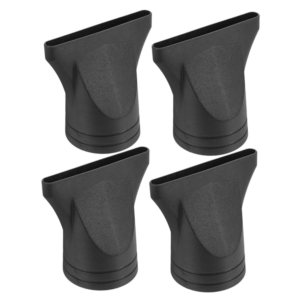 VICASKY Accessori Flusso D'aria Concentrato 4 Pezzi per Ugelli Concentratori Asciugacapelli per Migliorare Neri in Plastica la Performance del Phon