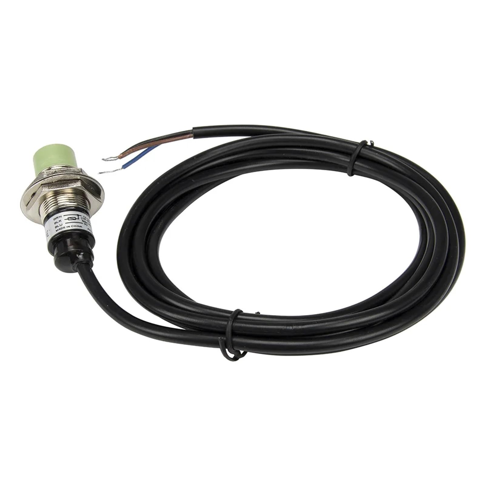 M18 8mm rilevamento DC 6-36V NPN PNP NO NC PR18-8DN PR18-8DN2 PR18-8DP PR18-8DP2 interruttore sensore di prossimità a visualizzazione completa(PR18-8DP2 PNP NC)