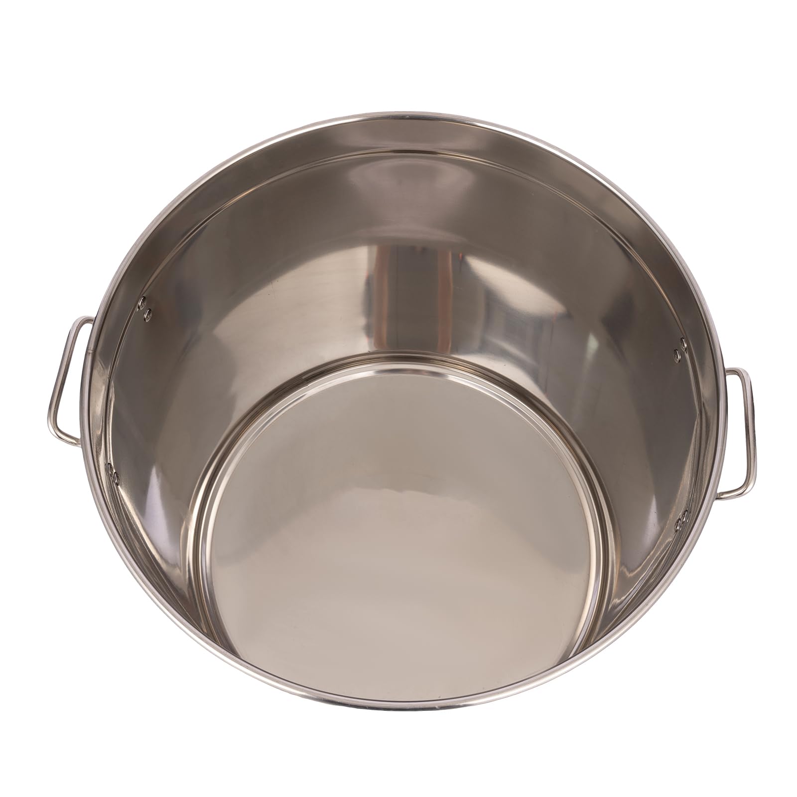 Olla de acero inoxidable 50/70/90L, sopera plateada con tapa, adecuada para cocinar, asar y mantener caliente en cocinas de gas y de inducción