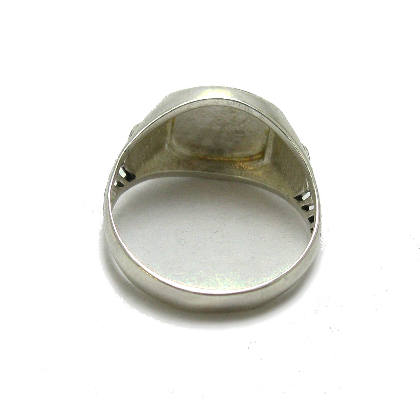 Anillo de plata céltica para hombre macizo 925 nudo R001788