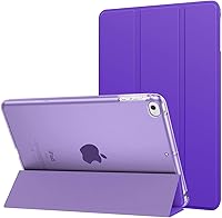 Vista 17 de MoKo - Funda compatible con iPad mini 5 2019/Mini 4 2015 (5ta/4ta generación de 7.9 pulgadas), fina, ligera, con soporte, con protector traslúcido
