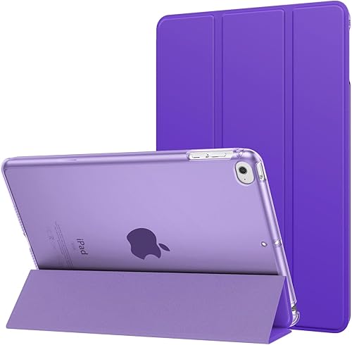 Miniatura 17 de MoKo - Funda compatible con iPad mini 5 2019/Mini 4 2015 (5ta/4ta generación de 7.9 pulgadas), fina, ligera, con soporte, con protector traslúcido