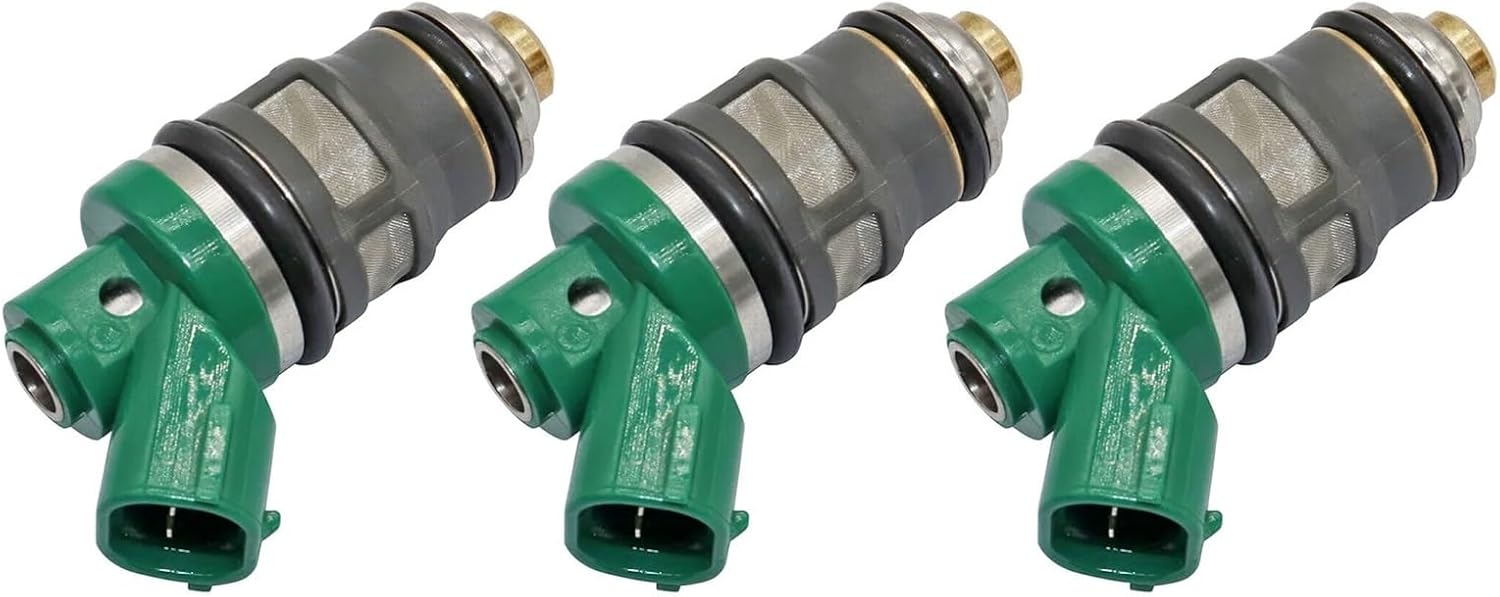 Fuel Injector Kit 3Pcs New Fuel Injector 19992010 for Suzuki Df40 Df50 1571087J00