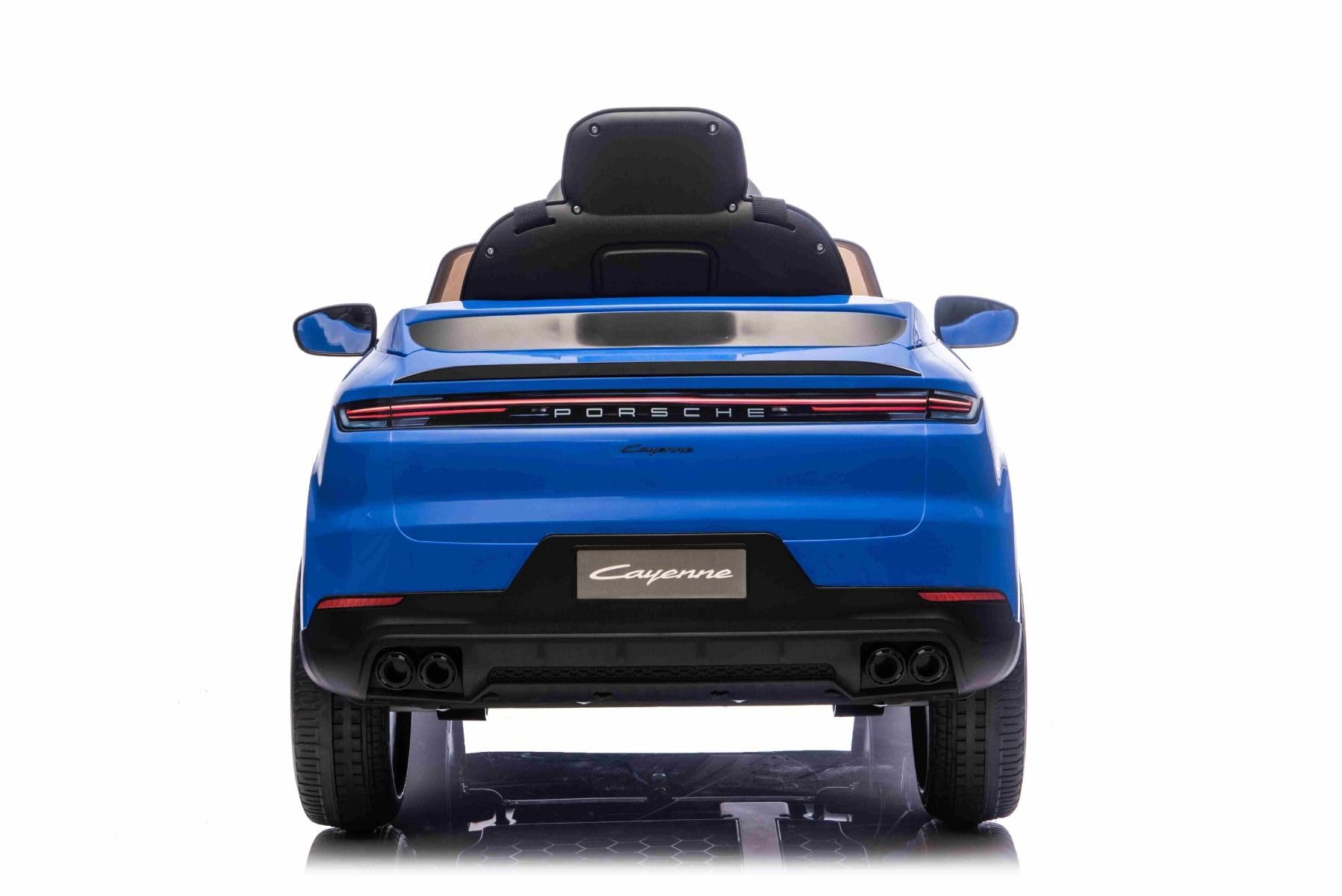 Porsche Cayenne dziecięcy samochód elektryczny 12 V, licencja – pojedyncze siedzenie elektryczne z baterią litową, zawieszenie, silniki 2 x 25 W, pilot zdalnego sterowania 2,4 GHz, MP3