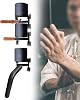 Training Wooden Wing Chun Man, Kung Fu Dommy Model Training Equipment with Spring Arm, Foot, Padding, Durable Martial Arts Dummies for Home