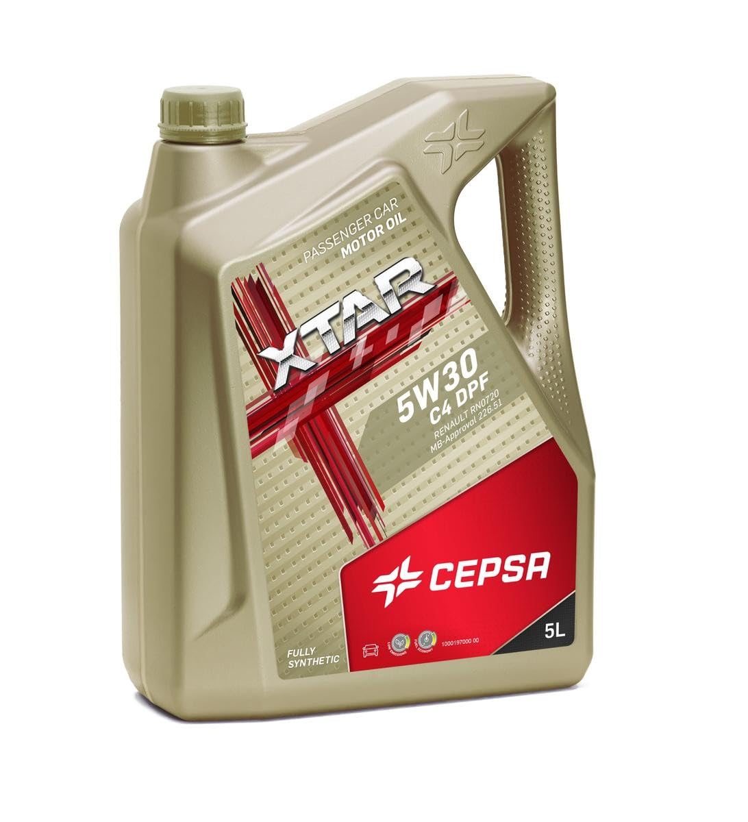 CEPSA 5W30 C4 DPF 5L Lubricante Sintético para Vehículos Gasolina y Diésel