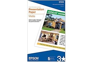 Epson Presentation Paper Matte 8.5 x 11 for Crystal Clear Presentations