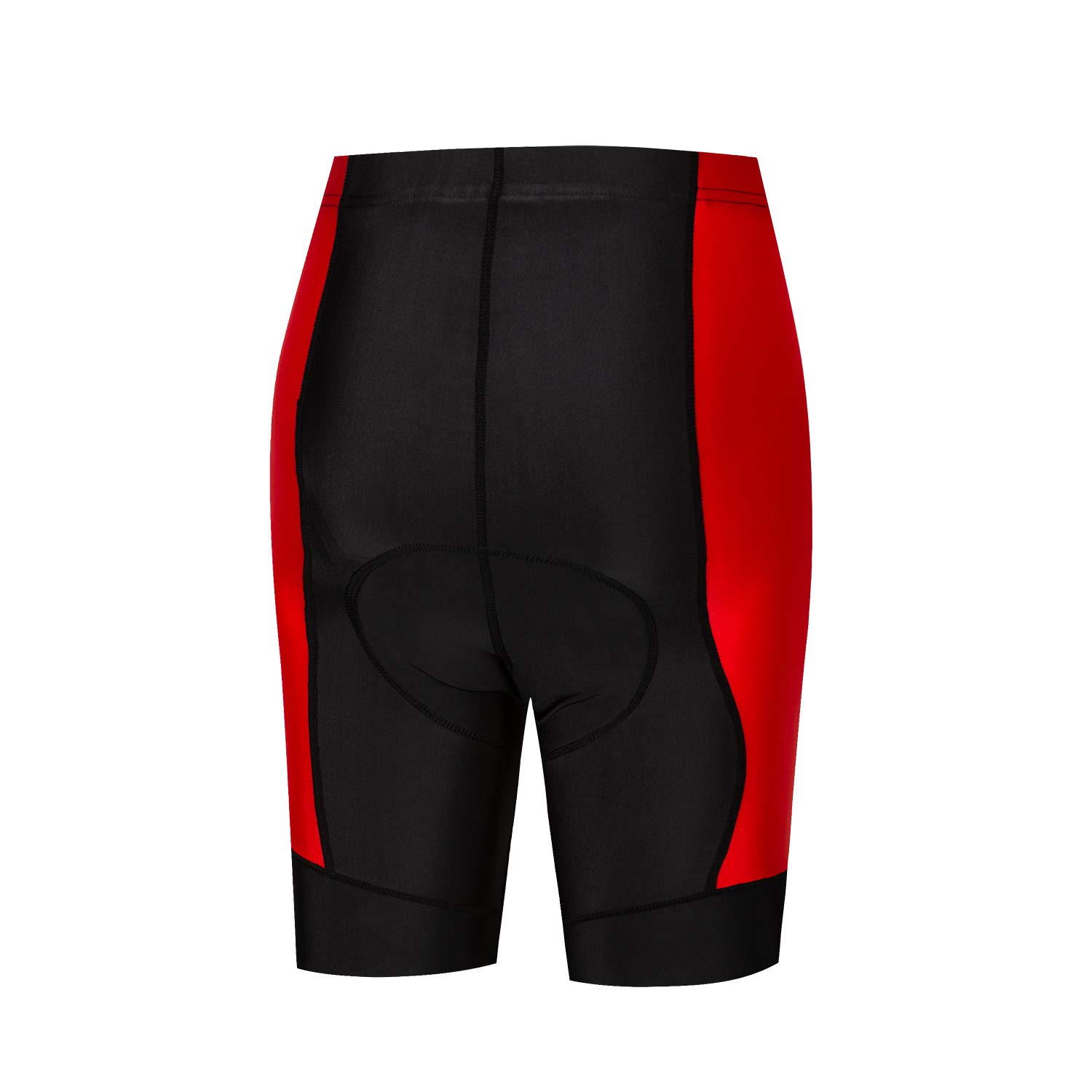 Cycling Shorts Women, 4D Gel Padded Bike Shorts Breathable Ladies Bicycle Tights Comfortable Red