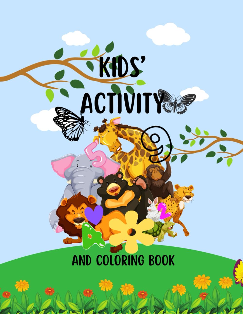Kids' Activity and Coloring Book