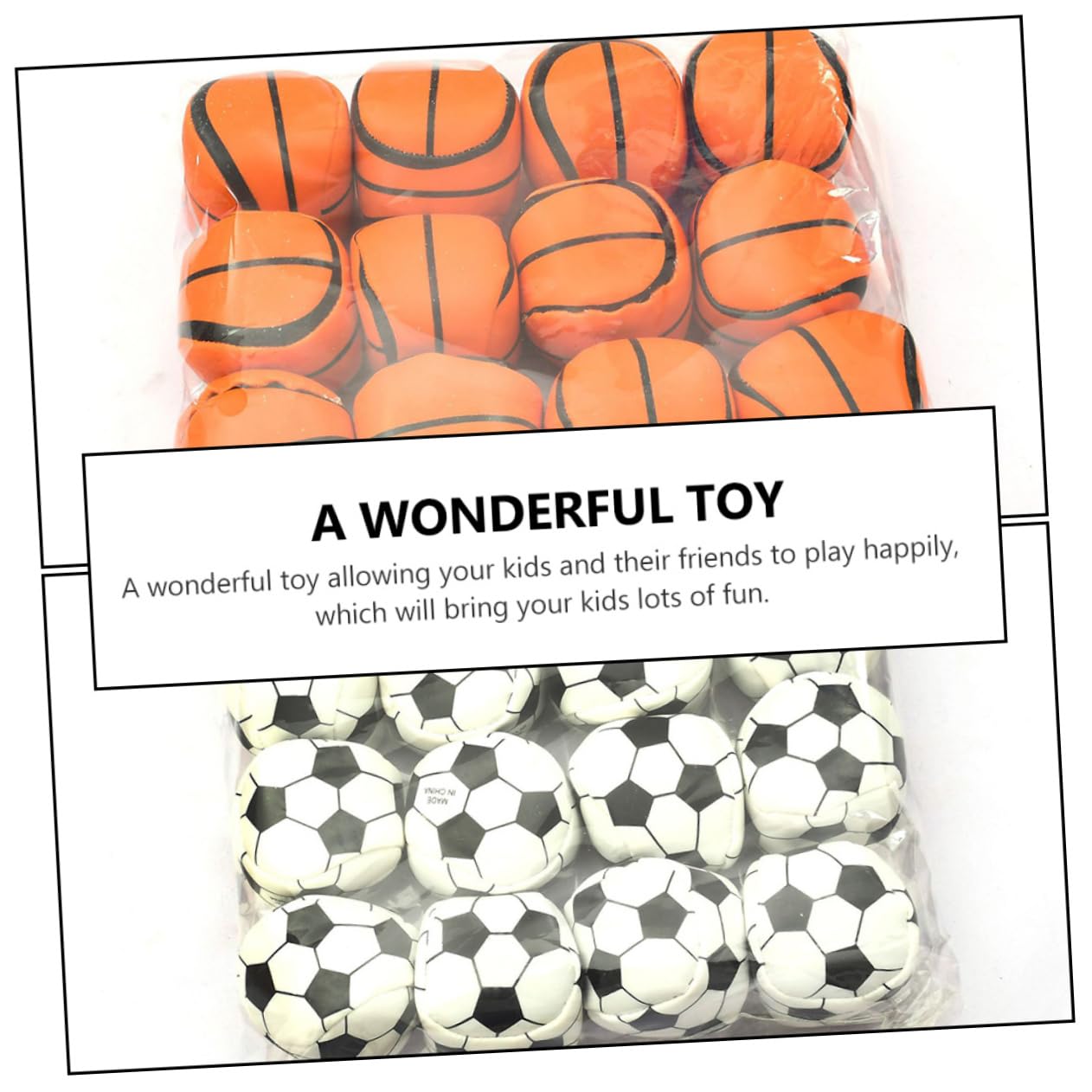 NAMOARLY Long-Lasting Hand Sewn Leather Sandbags Football Basketball Designed Boys and Girls Outdoor Games for Family Fun