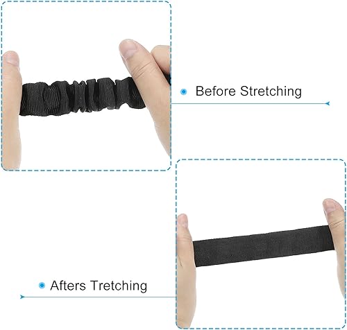 Miniatura 3 de PATIKIL Cordón para herramientas con gancho en D, paquete de 2 correas de seguridad de 35 pulgadas de 1 pulgada de ancho para protección contra